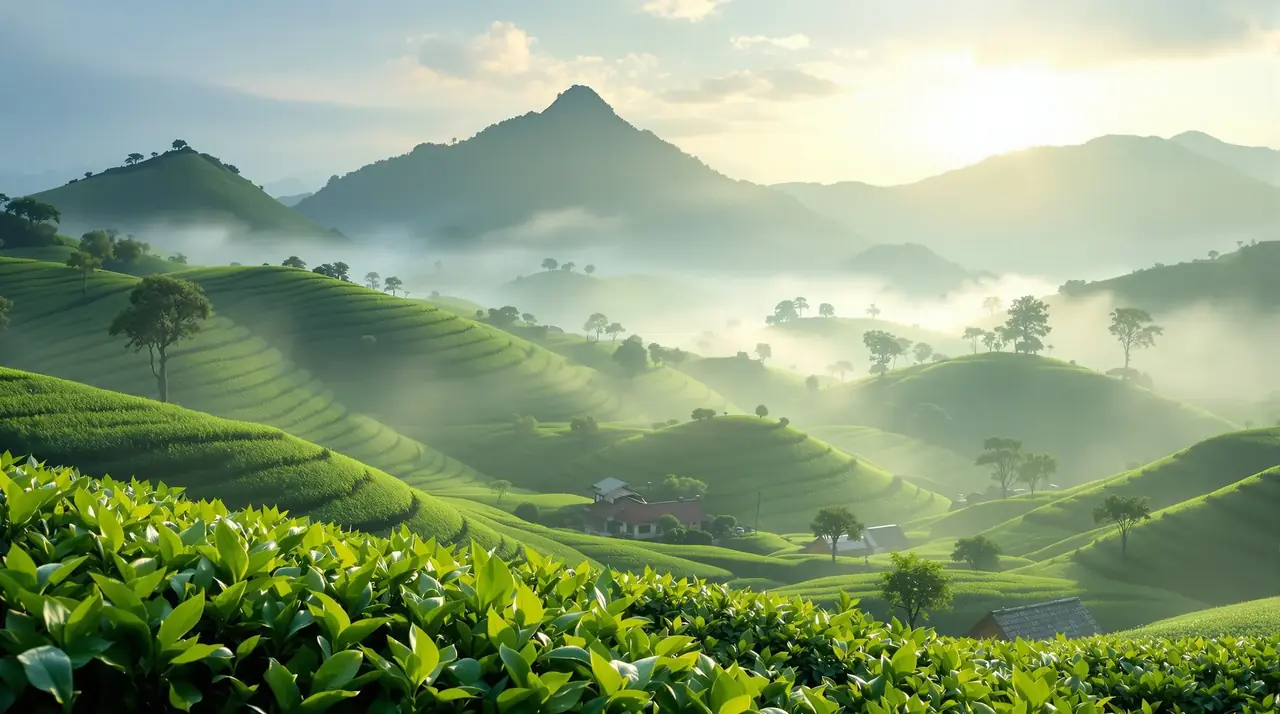 高山茶园采茶记，一叶一芽皆是春 - 中文字幕视频