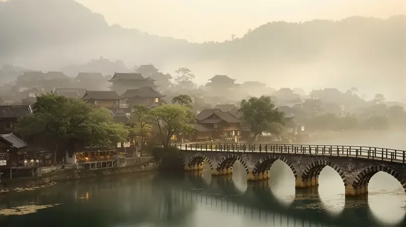 湘西边城慢旅行，沈从文笔下的边城 - 中文字幕视频